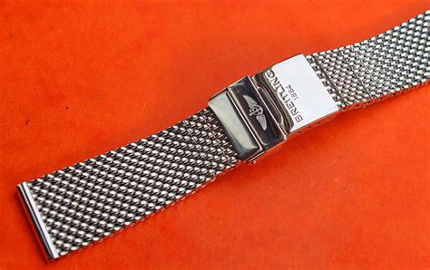 breitling mesh bracelet 22mm